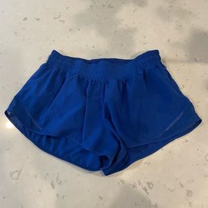 Blue size 8 lululemon shorts